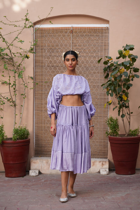 Jasmine top in Lavender